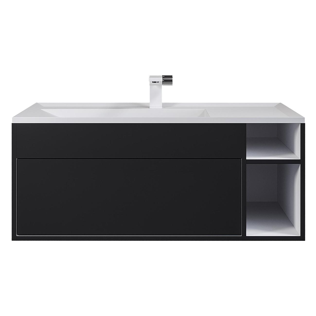 Тумба под раковину Uperwood Lotus черный (39340205464) фото