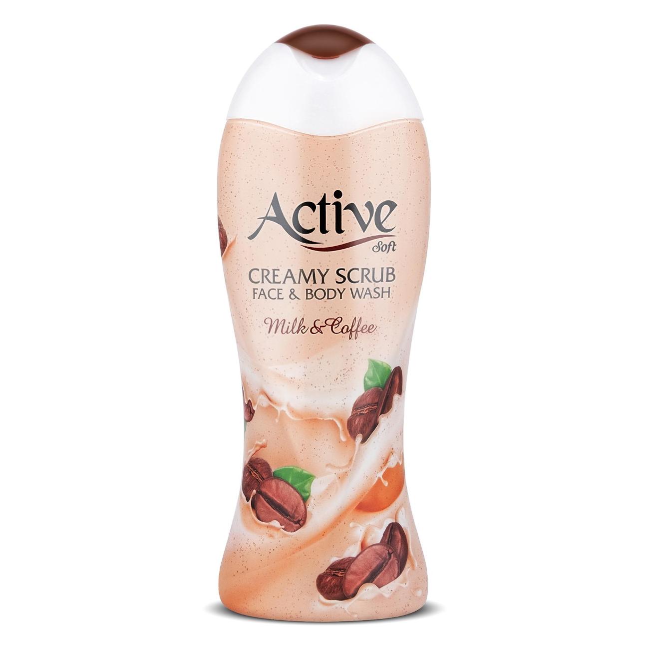 Средство для душа ACTIVE Кофе с молоком, 400 мл