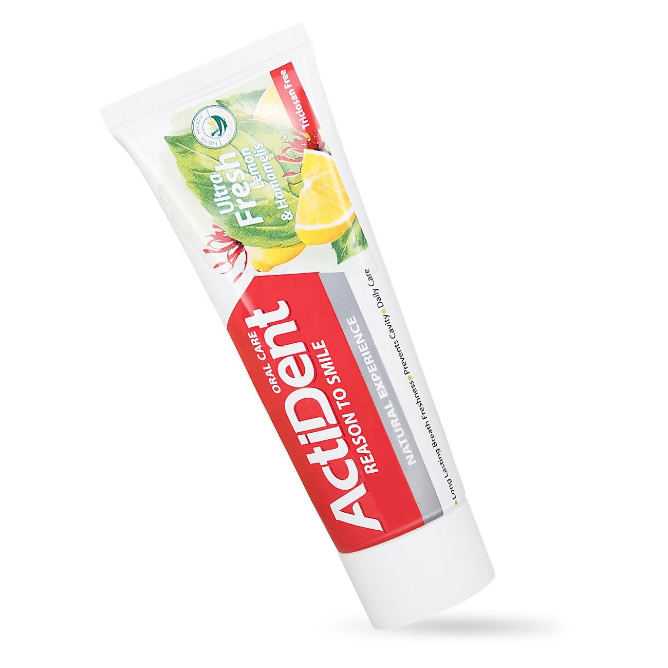 Зубная паста ACTIVE Лимон и Гамаммелис, 100 г