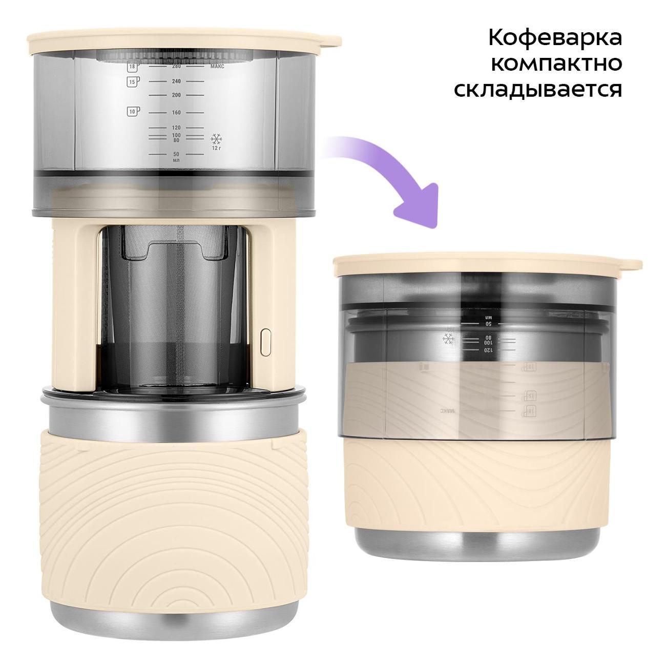 Кофеварка капельного типа Kitfort КТ-7572