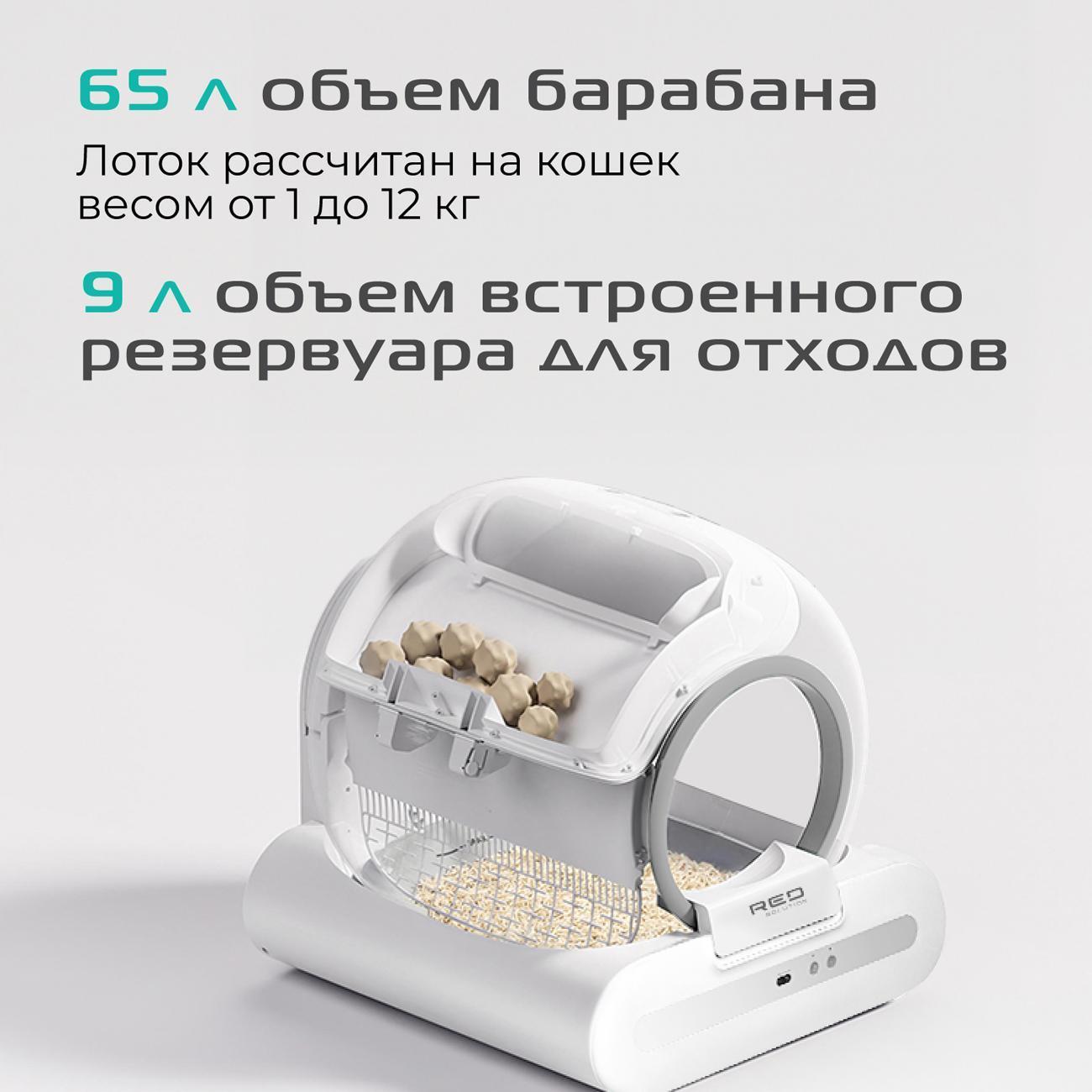 Умный лоток для кошек RED SOLUTION 30S