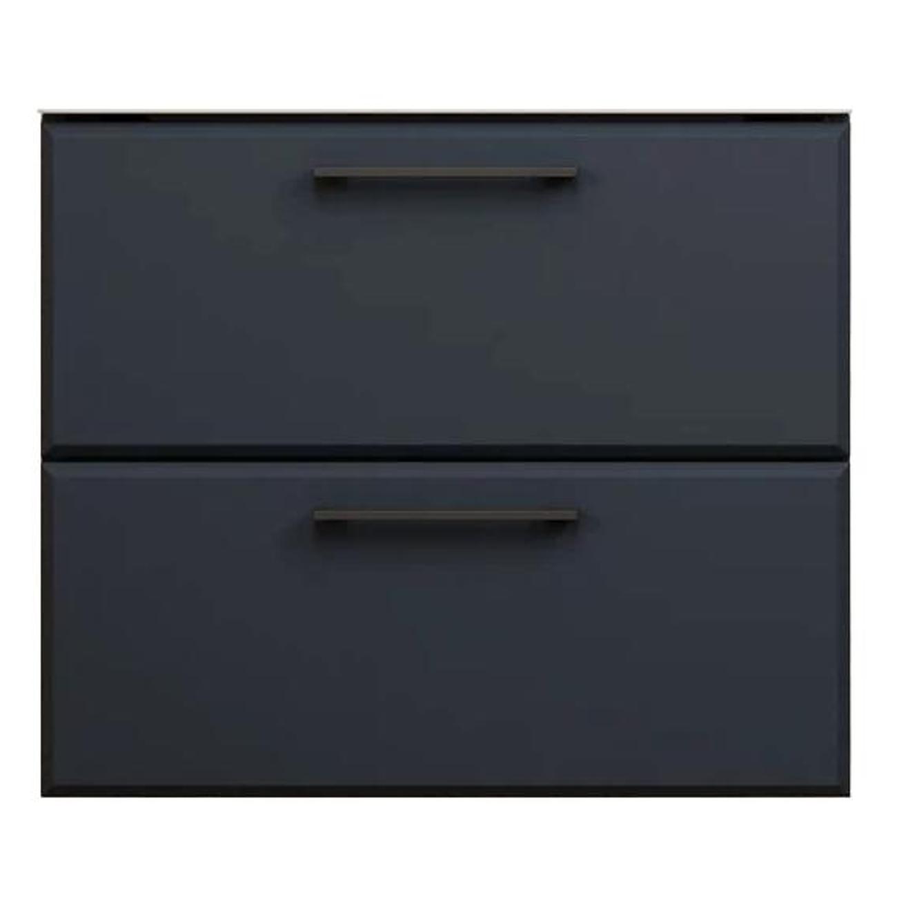 Тумба под раковину Uperwood Foster New 60 см, подвесная, черная