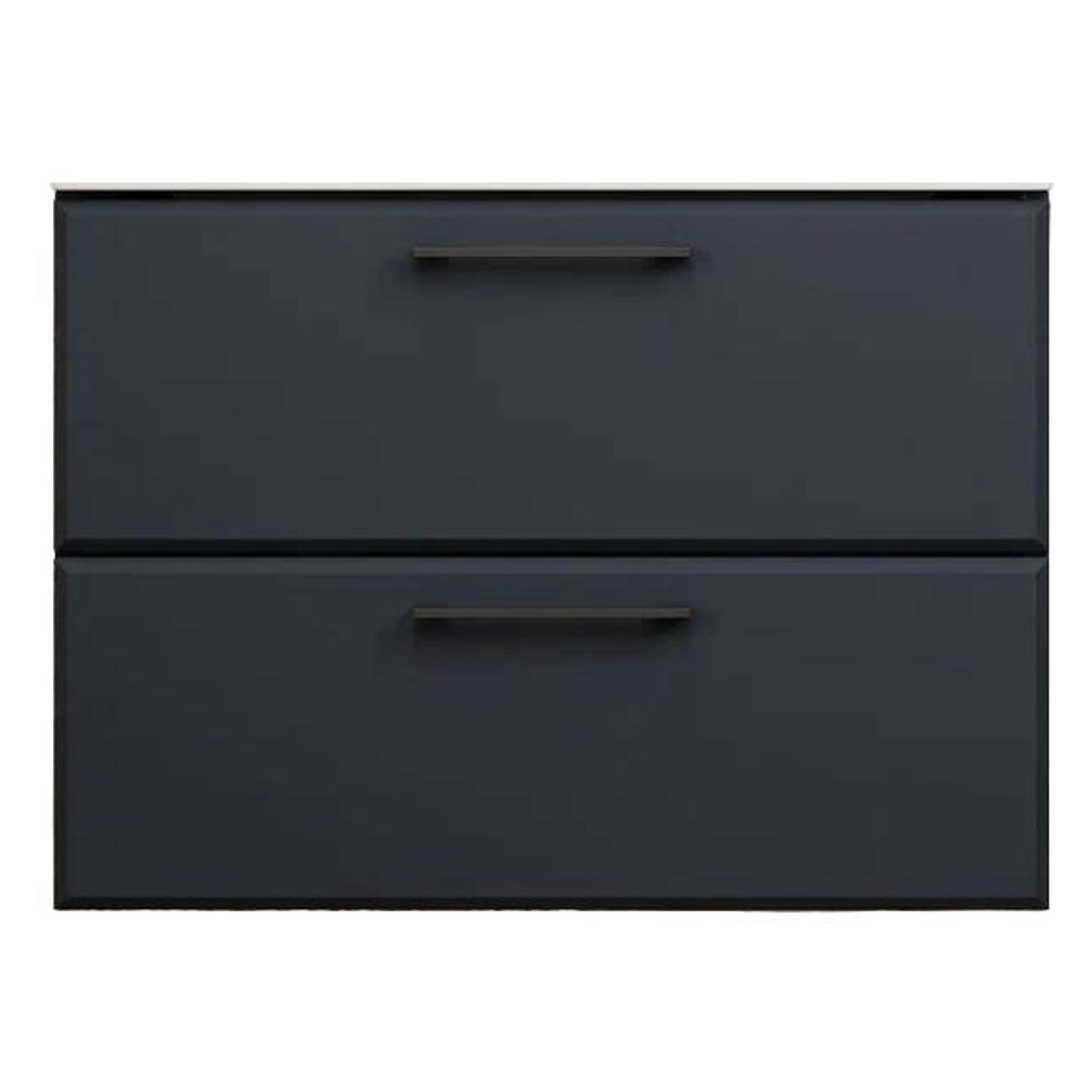 Тумба под раковину Uperwood Foster New 70 см, подвесная, черная