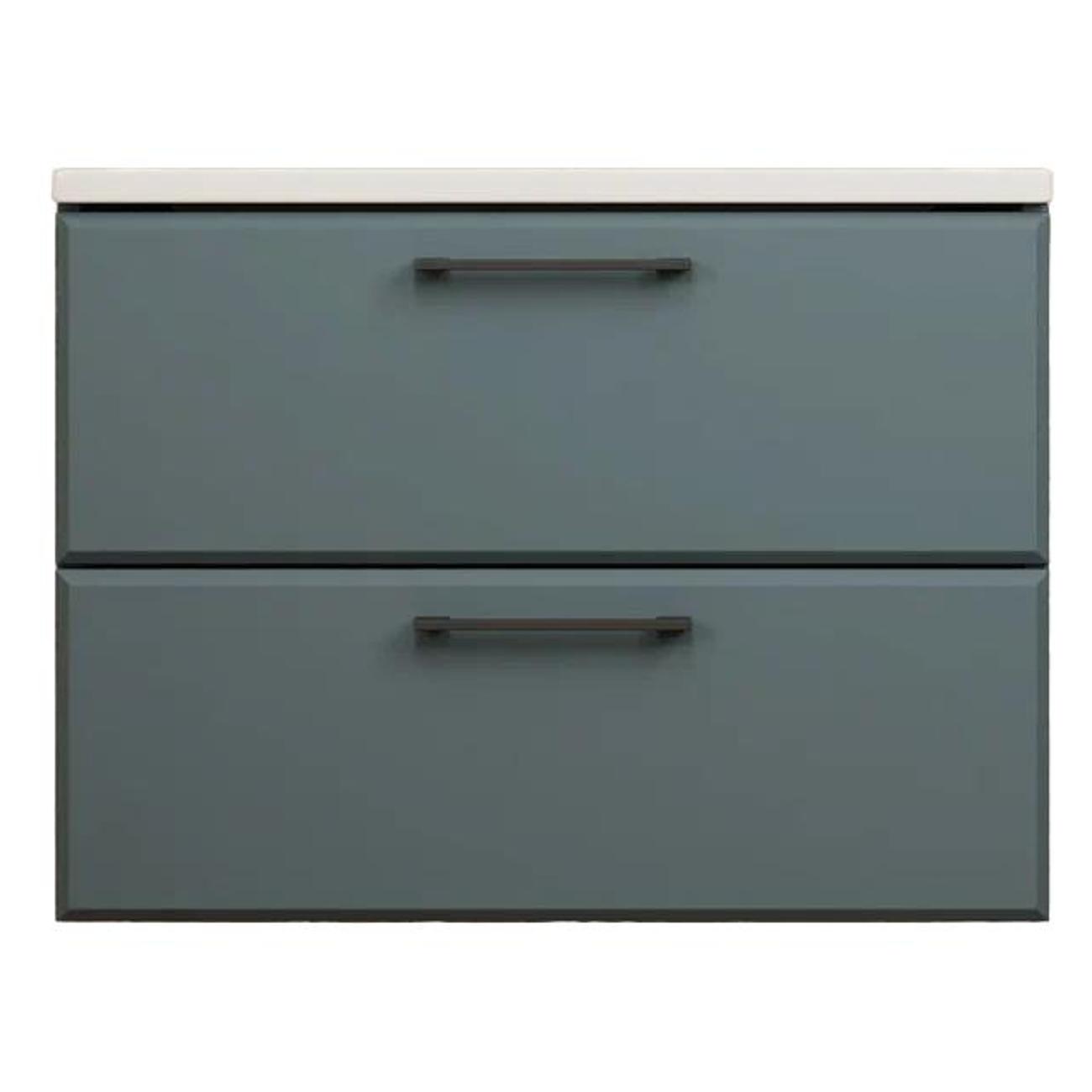 Тумба под раковину Uperwood Foster New 70 см, подвесная, серый графит