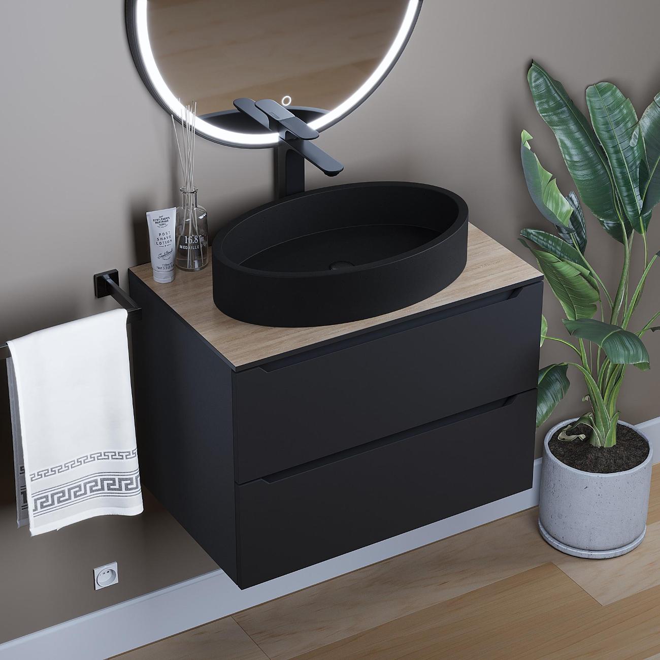 Раковина (умывальник) Uperwood Rome Black