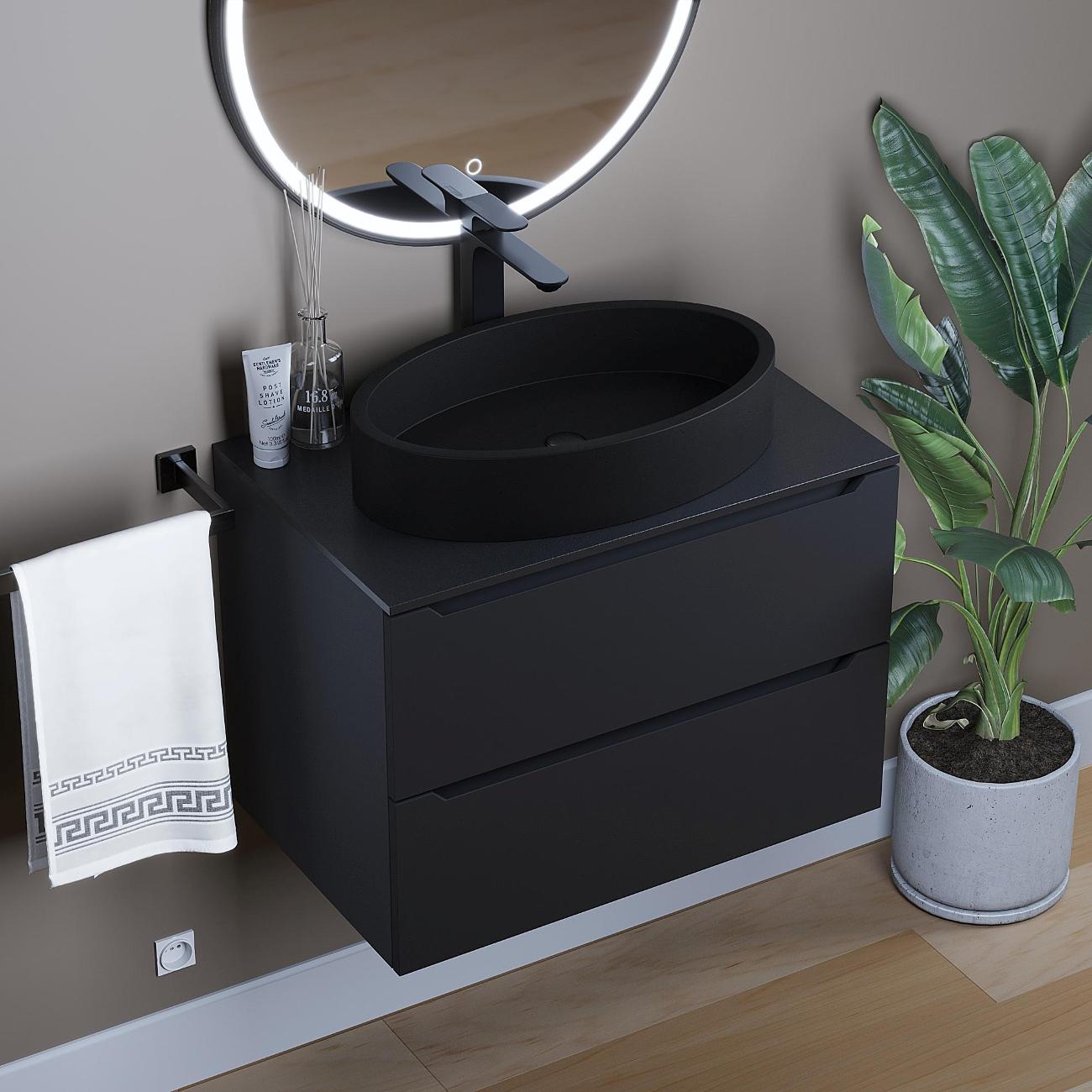 Раковина (умывальник) Uperwood Rome Black