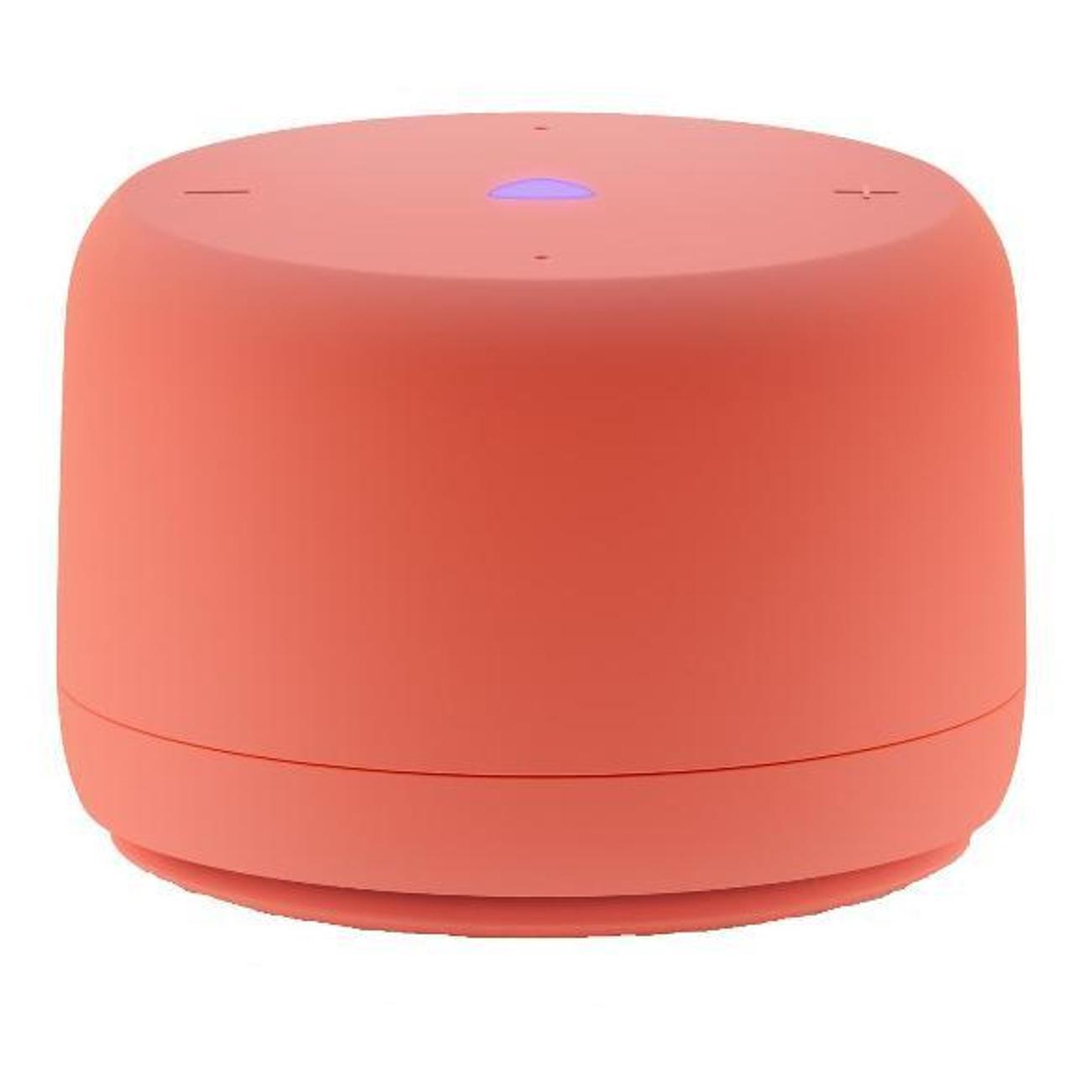 Умная колонка Яндекс Станция Лайт 2 с Алисой, без часов, 6 Вт, корраловый фото