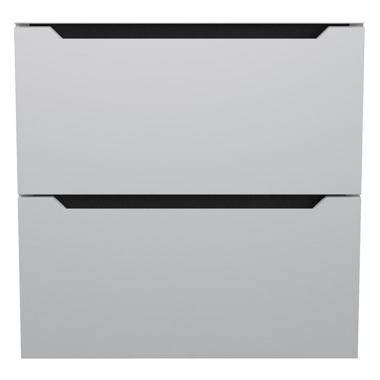 Тумба под раковину Uperwood Tanos 50 см белая с серым