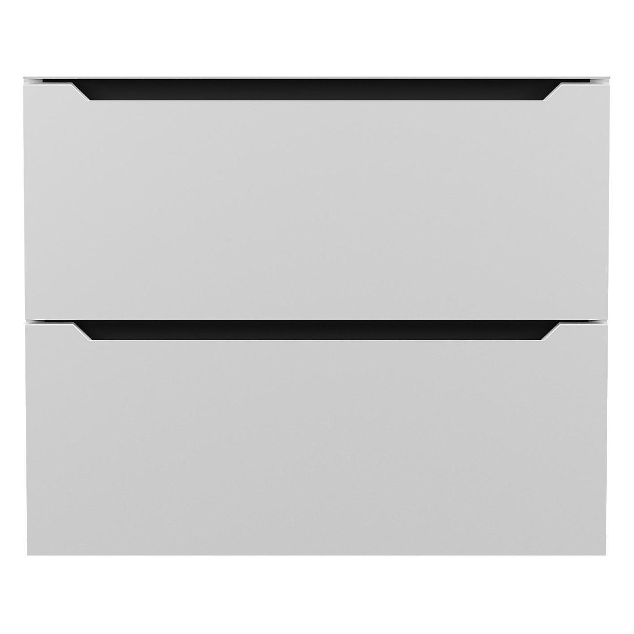 Тумба под раковину Uperwood Tanos 60 см белая с серым