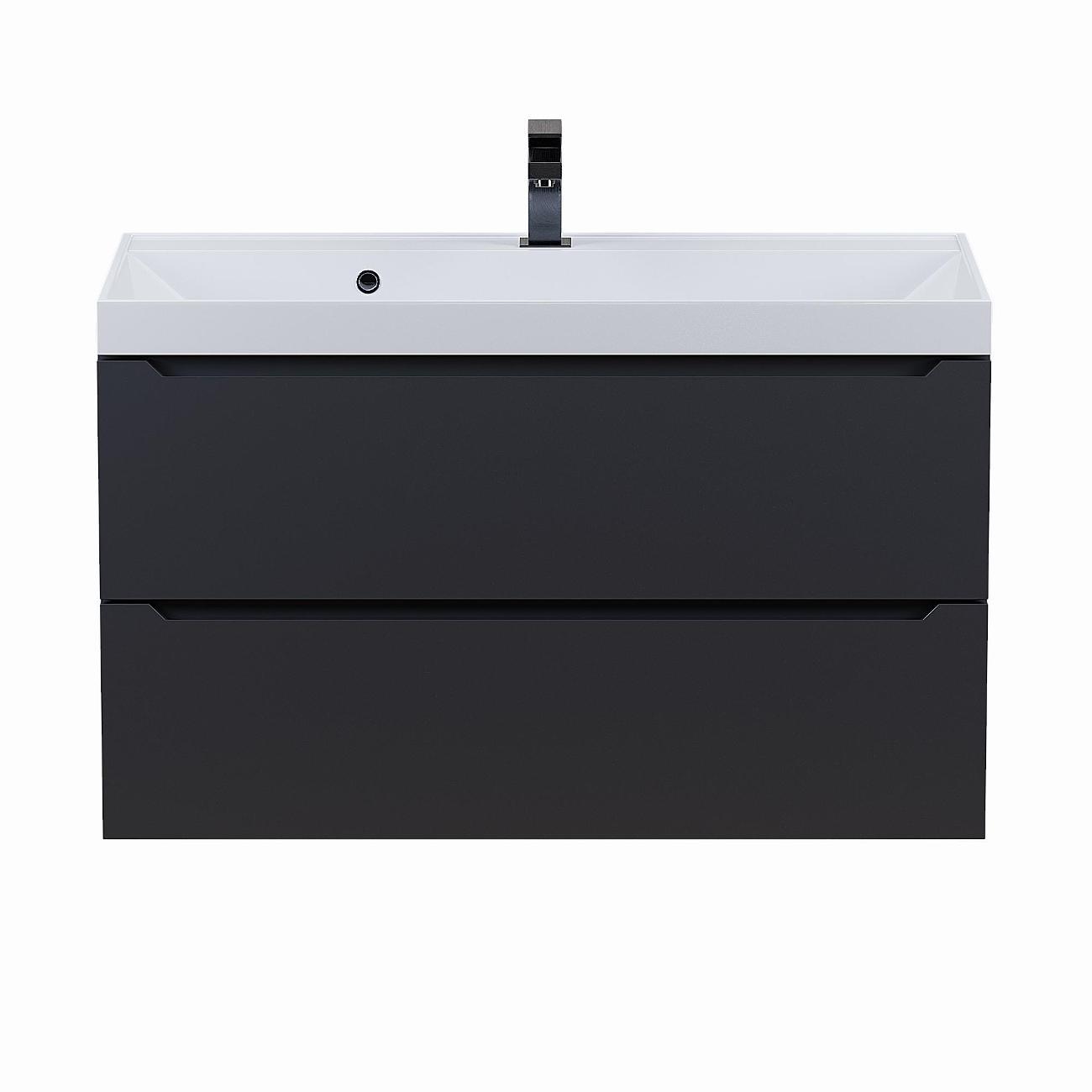 Тумба под раковину Uperwood Tanos 90 см черная