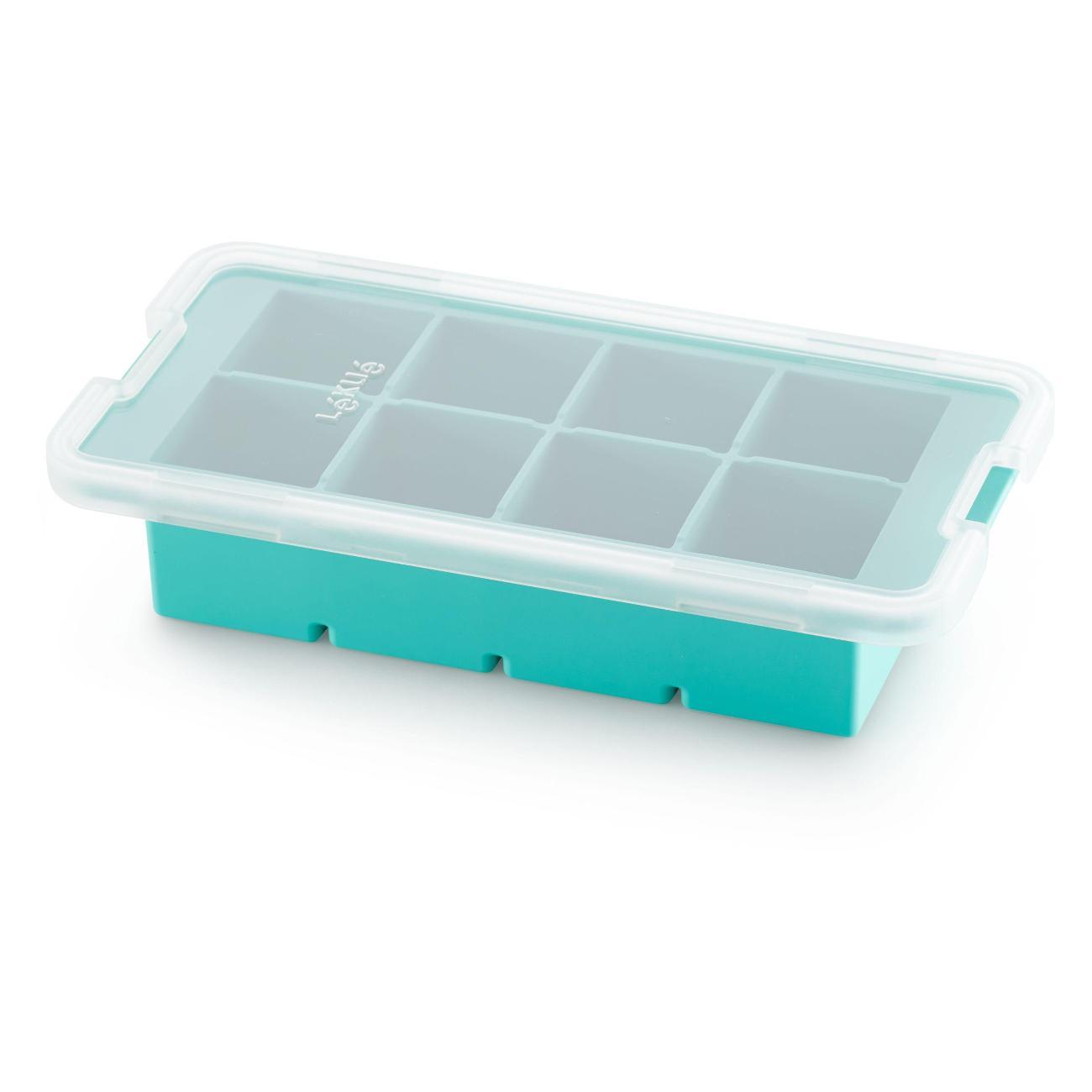 Форма для льда Lekue с крышкой "Кубы XL" 8 ячеек