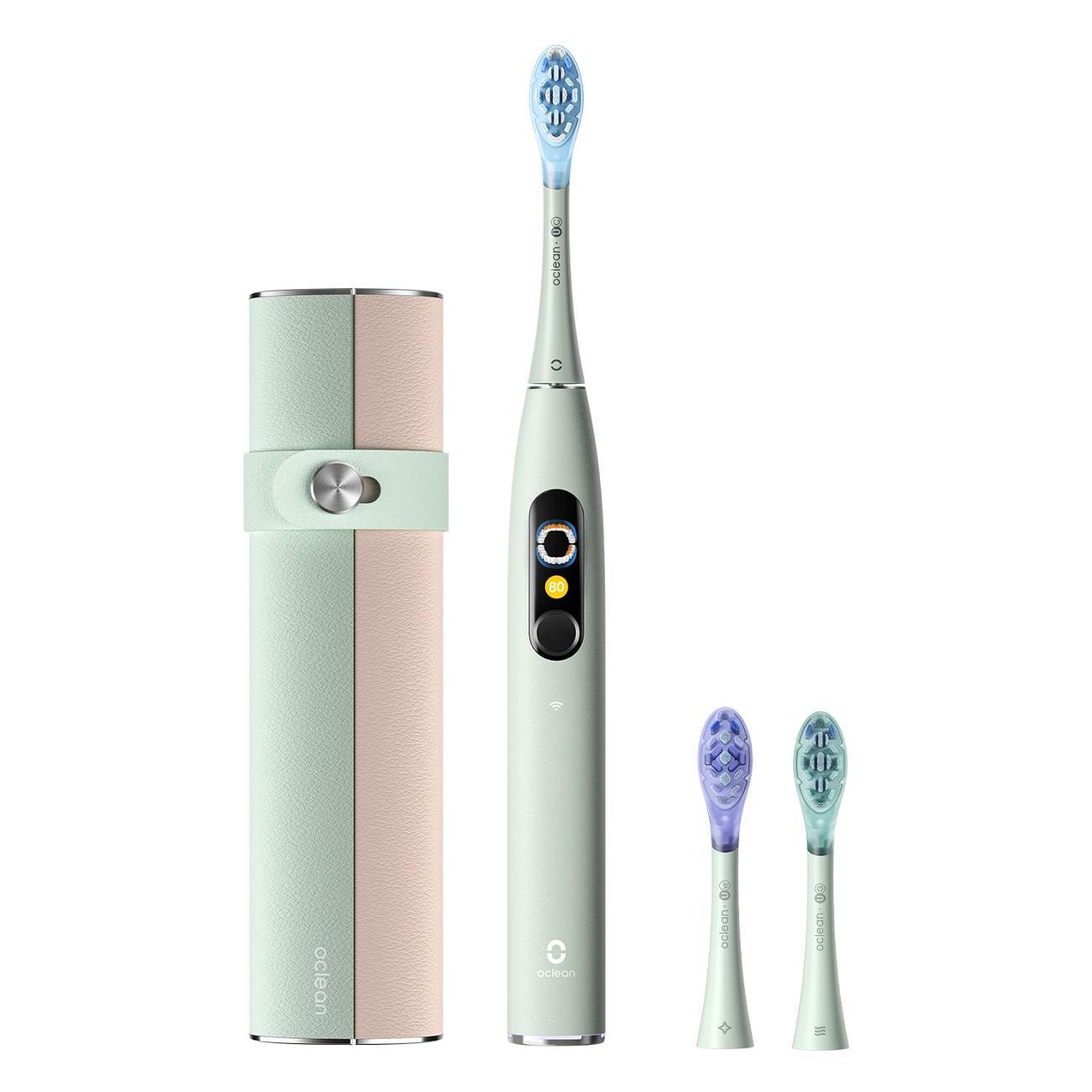 Электрическая зубная щетка Oclean X Ultra 20 Set Mint Green фото
