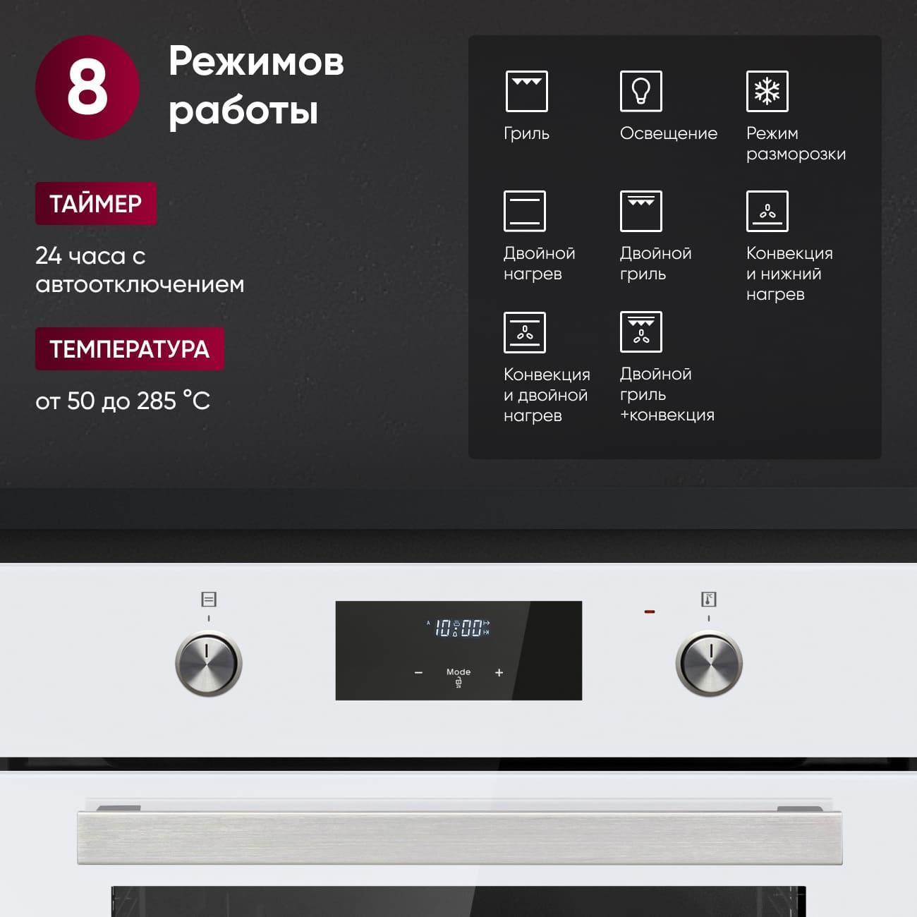 Комплект встраиваемой техники варочная панель - духовка Gressel U66H41C5811