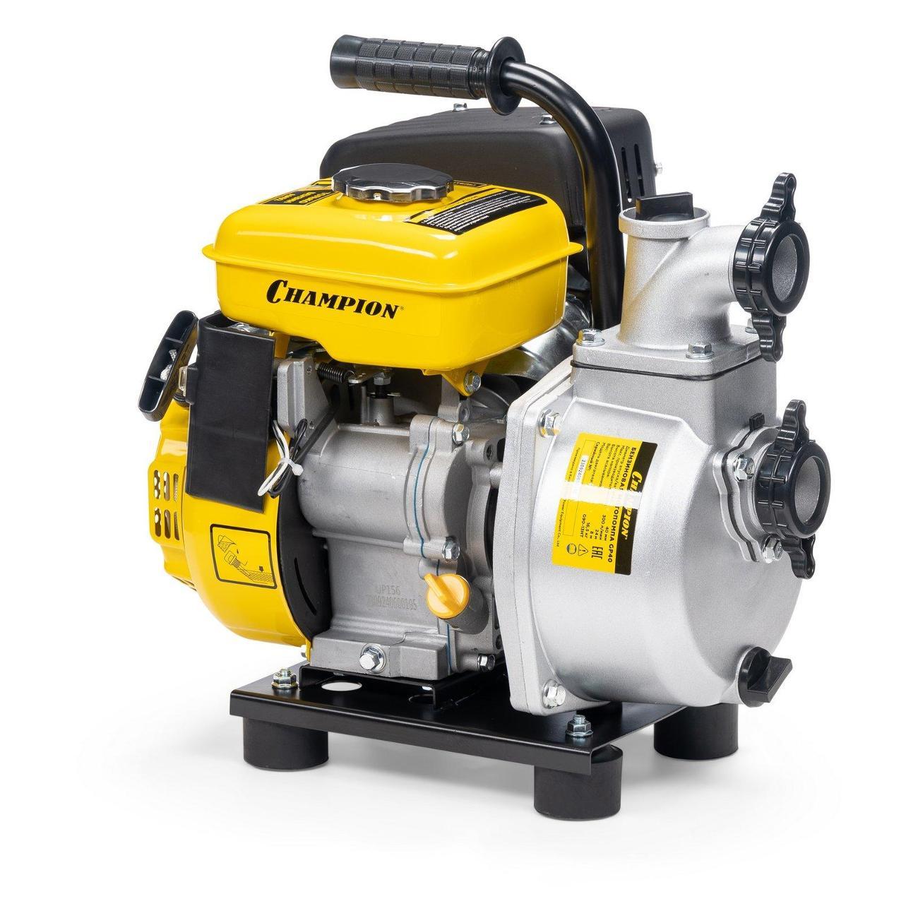 Мотопомпа Champion GP40 Yellow