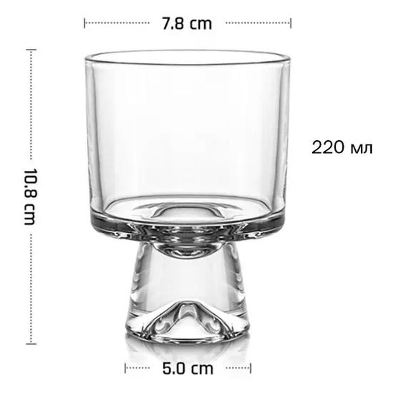 Бокал MGline 220 мл, 6 шт. (77046)