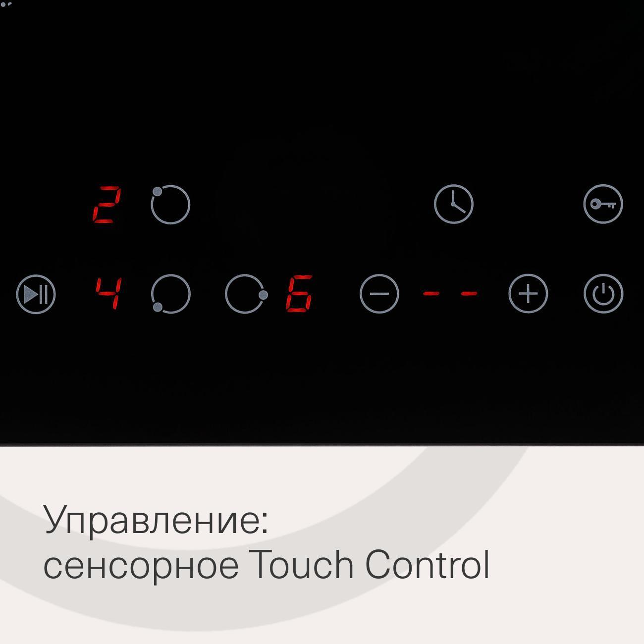 Встраиваемая электрическая панель Krona CORSO 45 BL