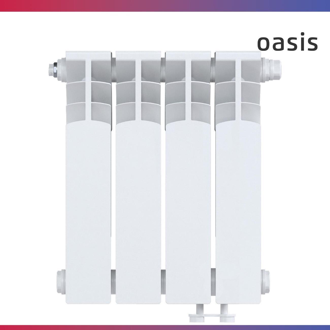 Биметаллический радиатор Oasis Heat 350/90/4