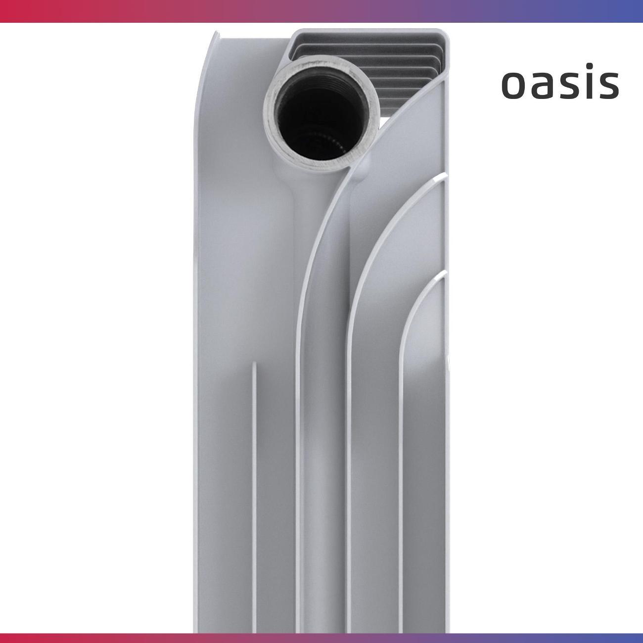 Биметаллический радиатор Oasis Heat 350/90/4