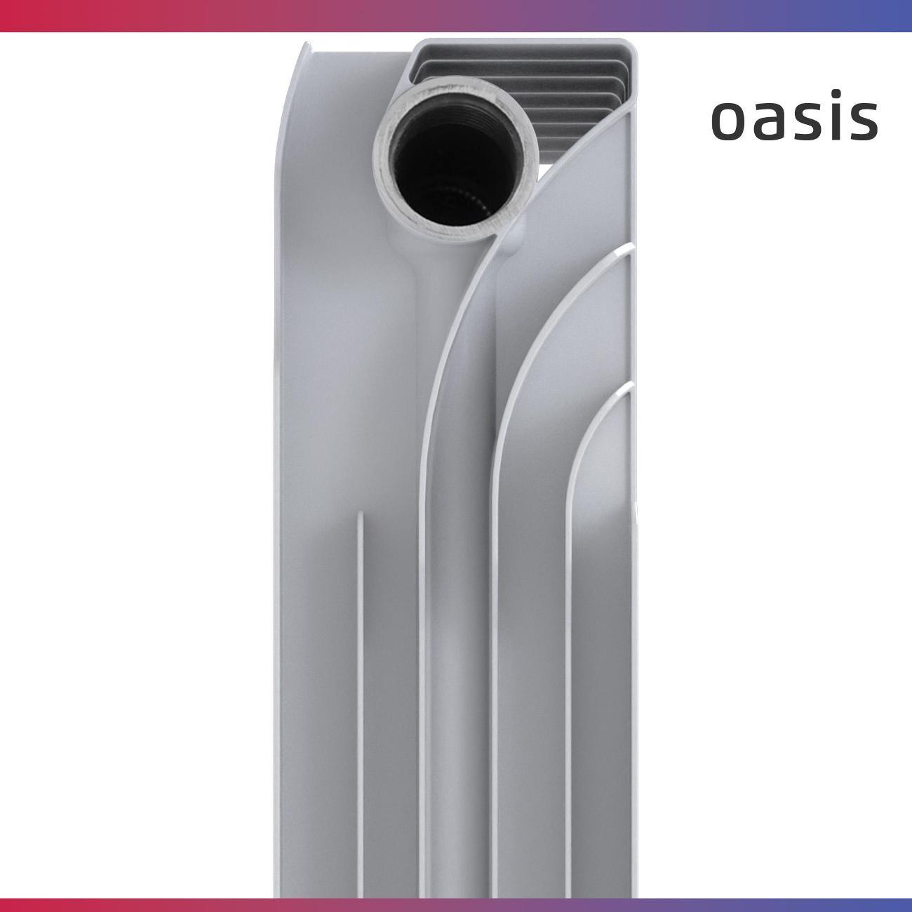 Биметаллический радиатор Oasis Heat 350/90/10