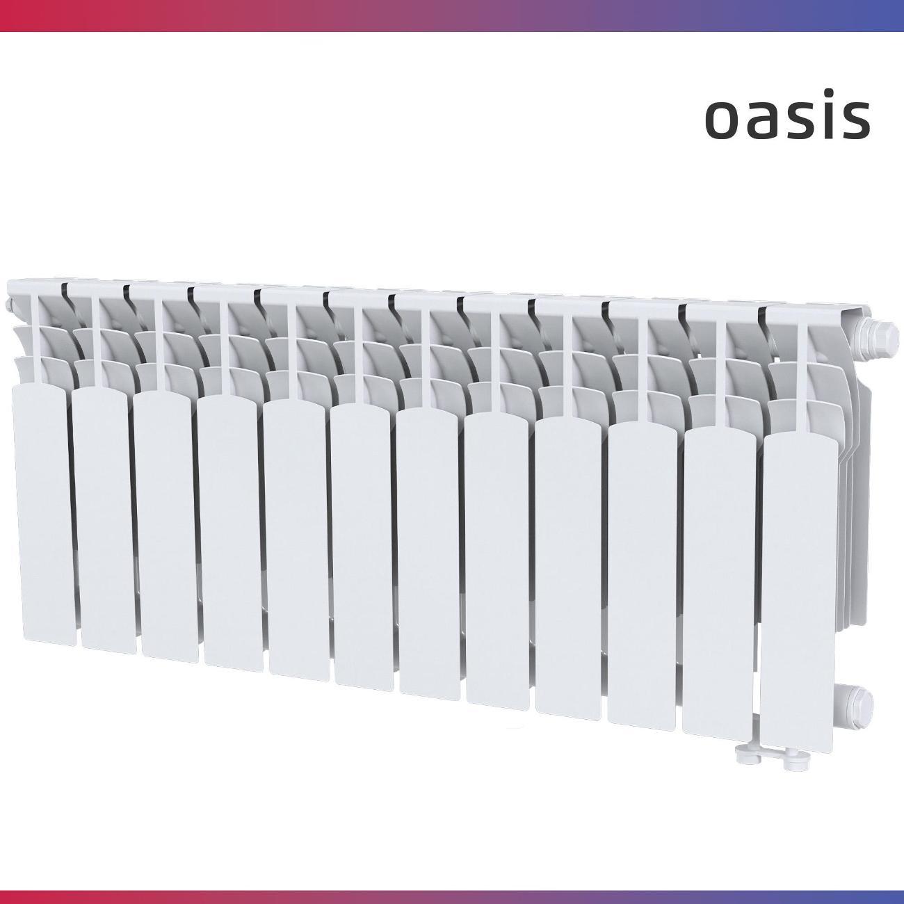 Биметаллический радиатор Oasis Heat 350/90/12