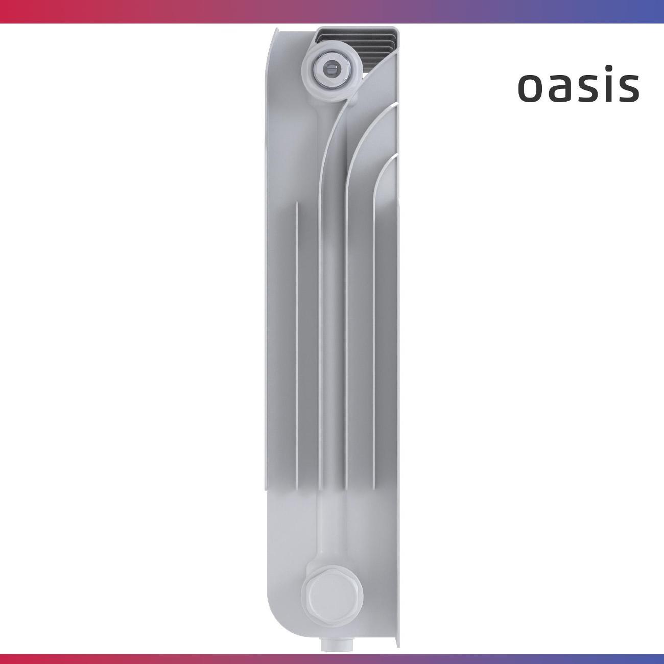 Биметаллический радиатор Oasis Heat 350/90/12