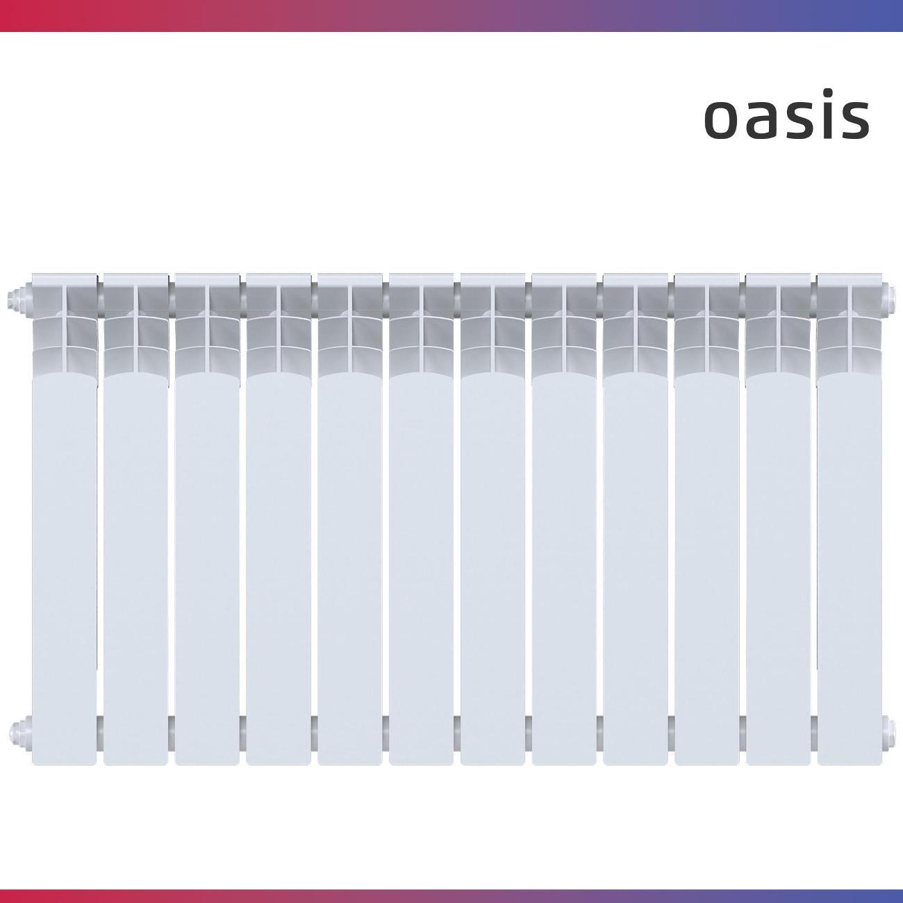 Биметаллический радиатор Oasis Heat 500/90/12