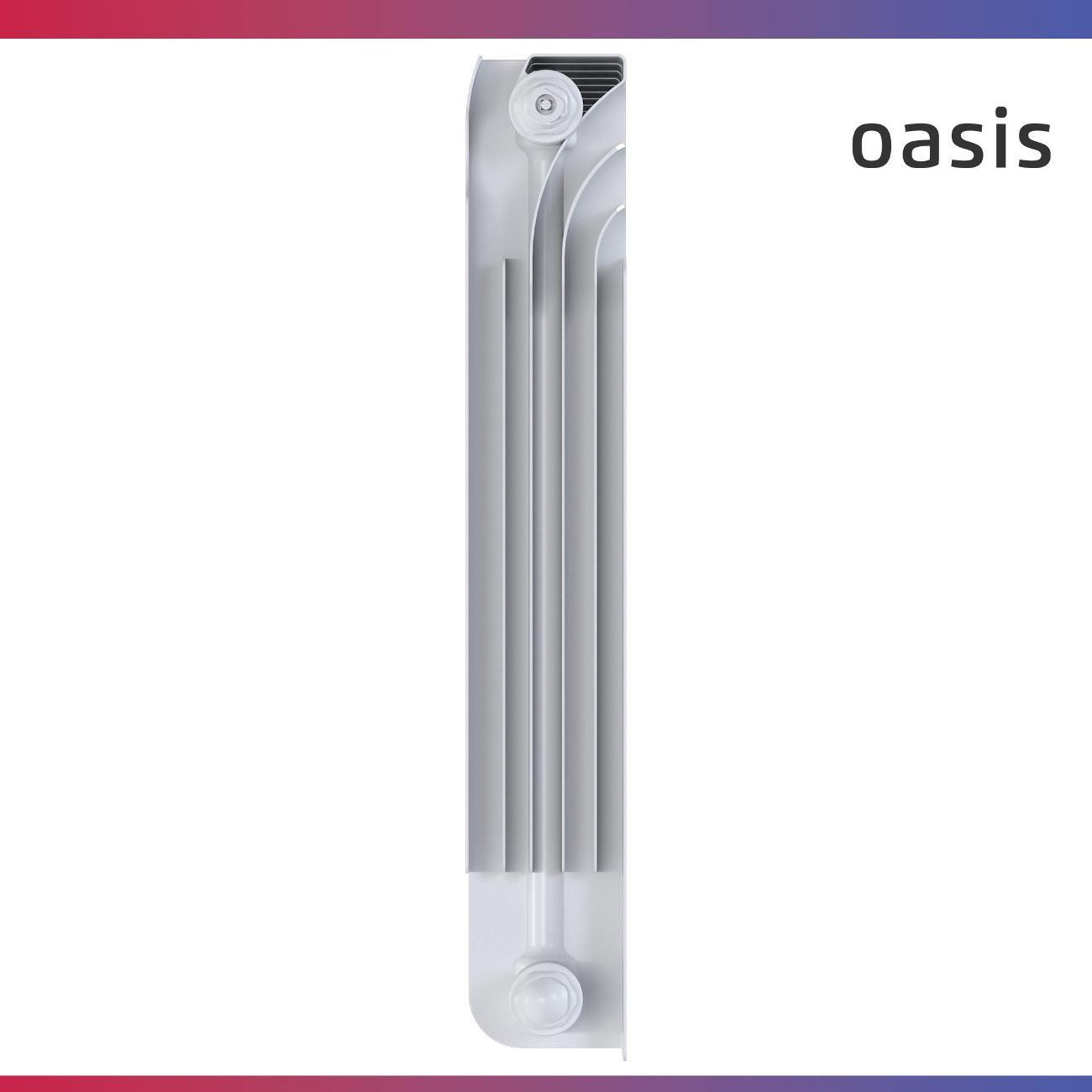 Биметаллический радиатор Oasis Heat 500/90/12