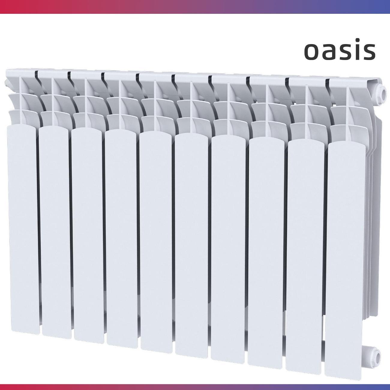Биметаллический радиатор Oasis Heat 500/100/10 фото