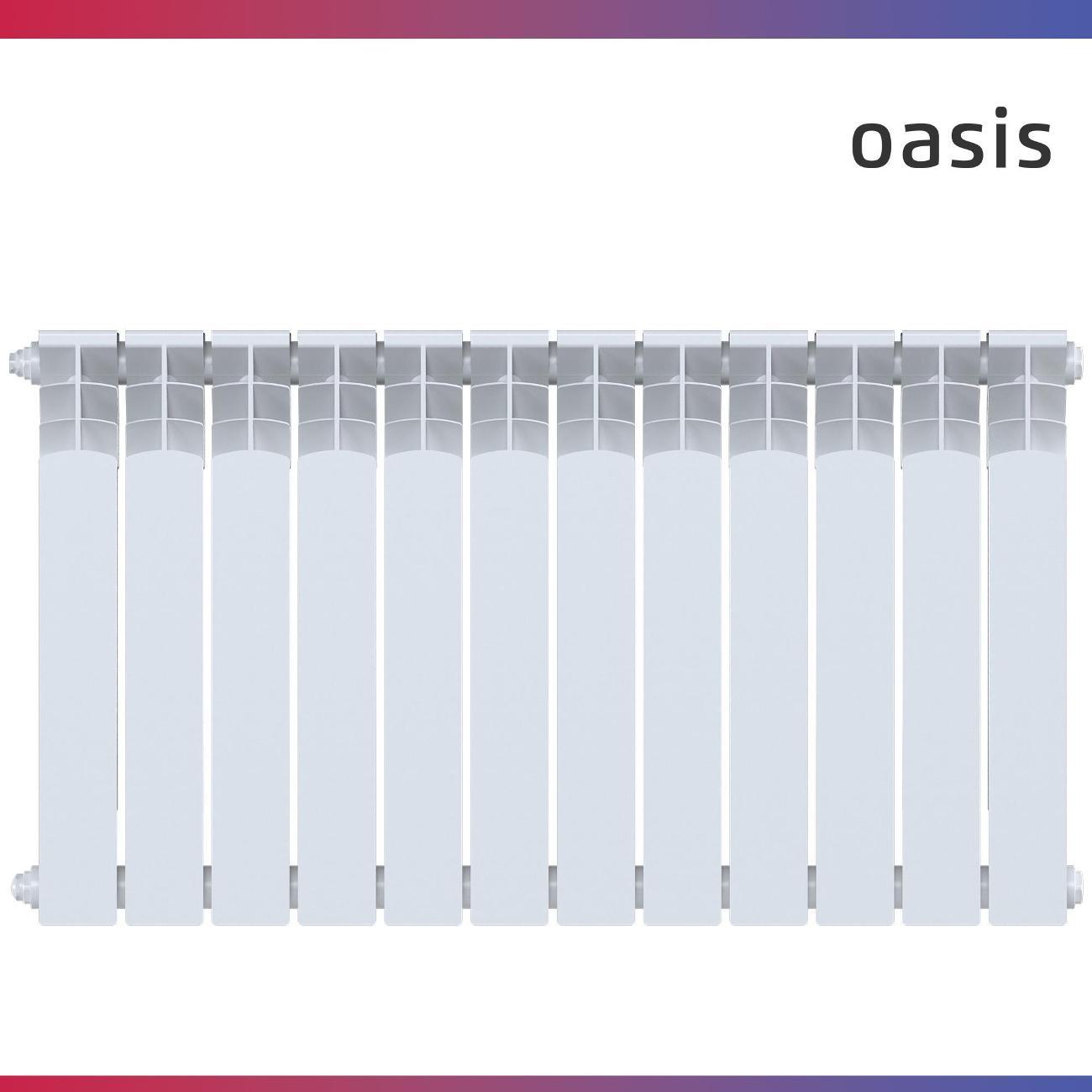 Биметаллический радиатор Oasis Heat 500/100/12