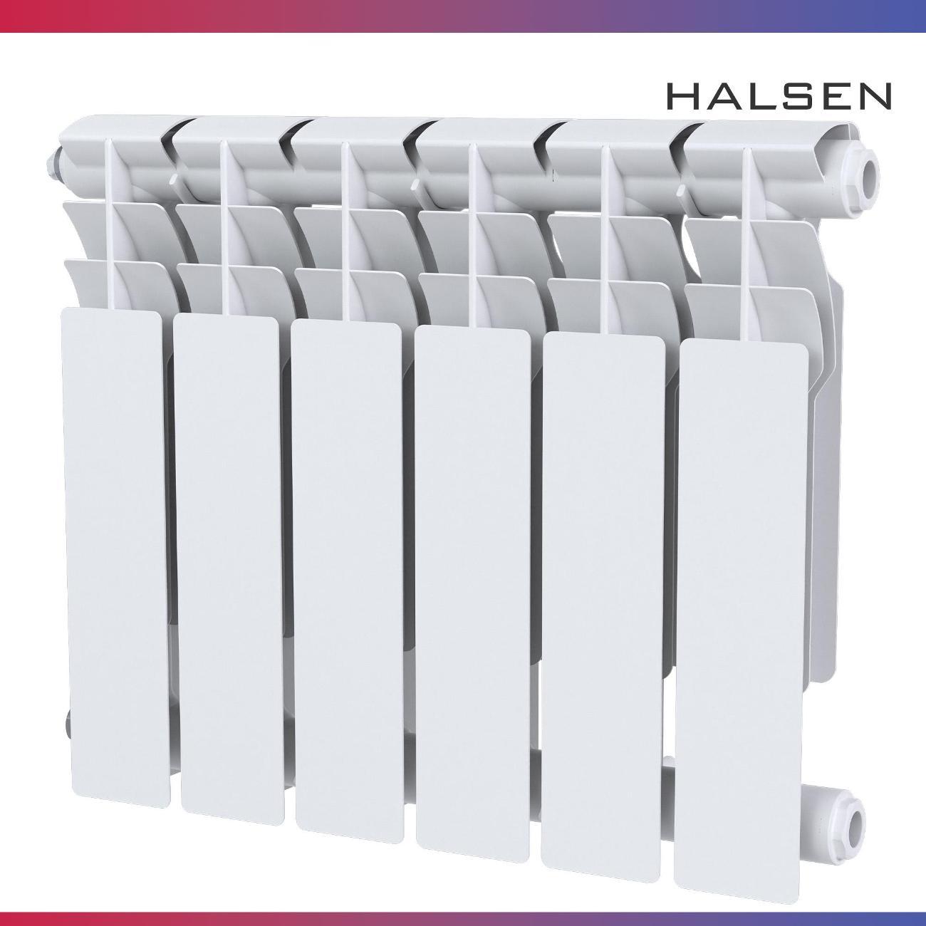 Биметаллический радиатор Halsen 350/80/6