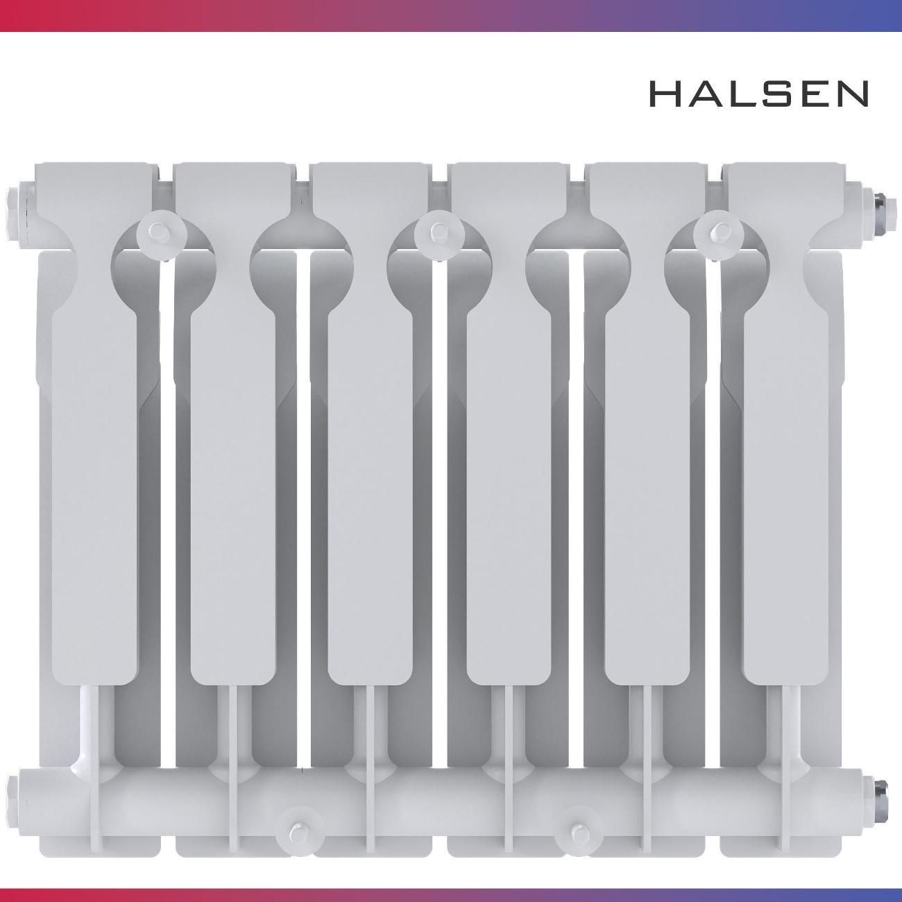 Биметаллический радиатор Halsen 350/80/6