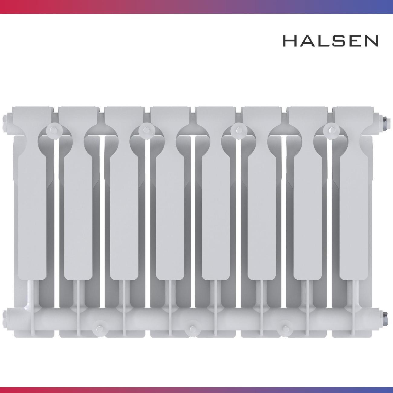 Биметаллический радиатор Halsen 350/80/8