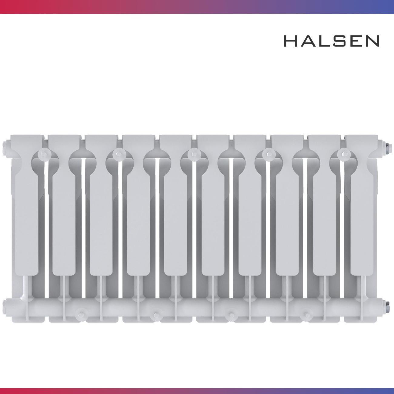 Биметаллический радиатор Halsen 350/80/10