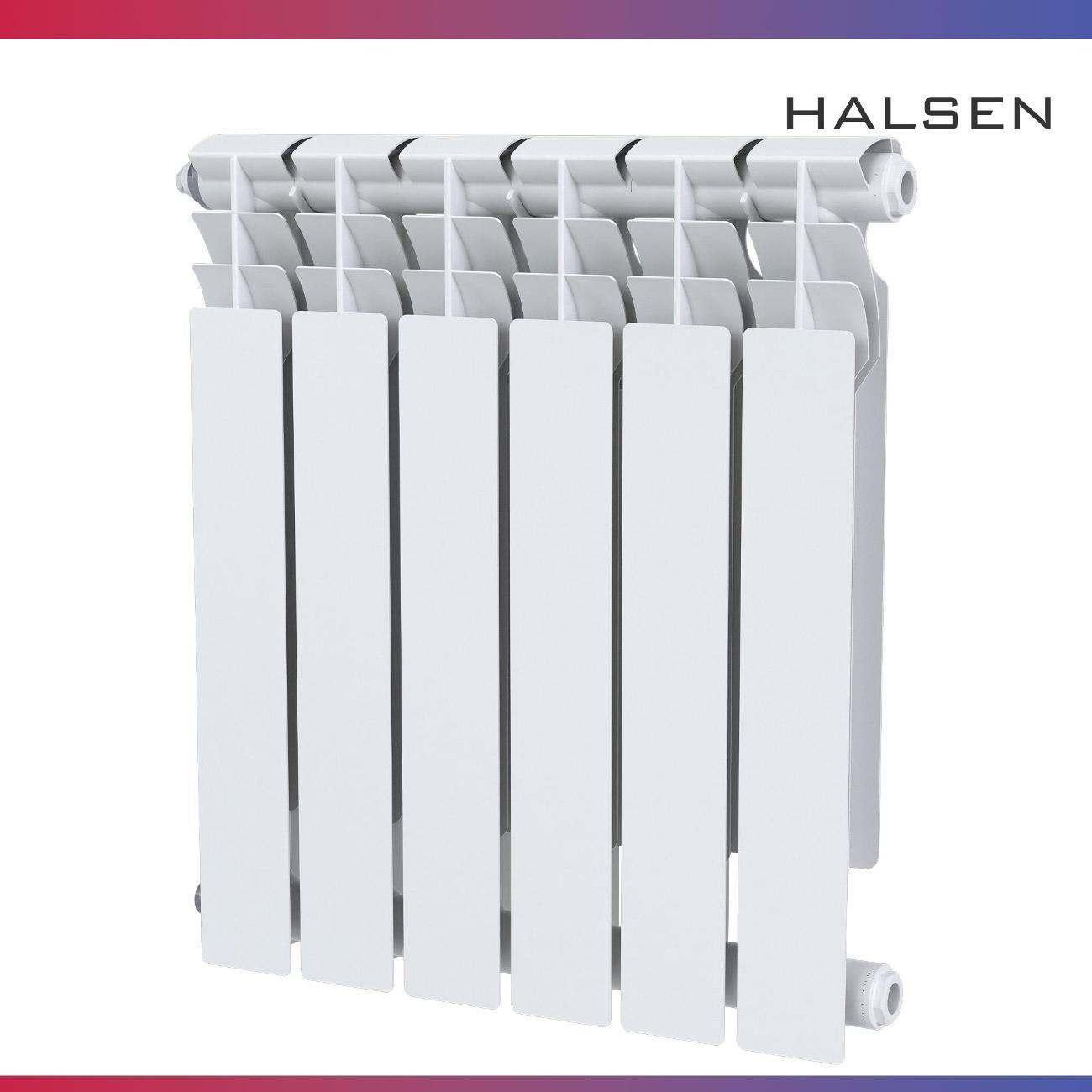 Биметаллический радиатор Halsen 500/80/6