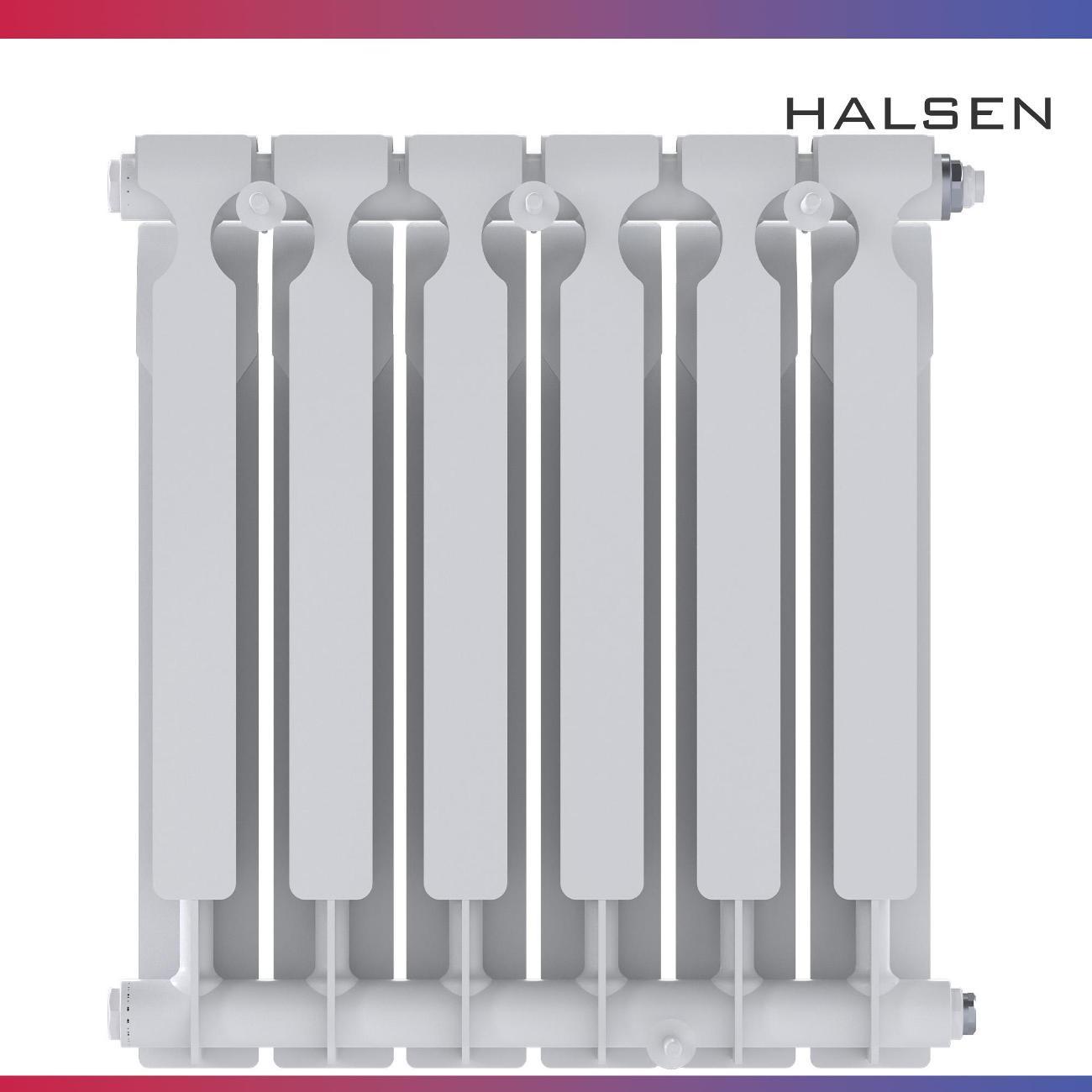 Биметаллический радиатор Halsen 500/80/6