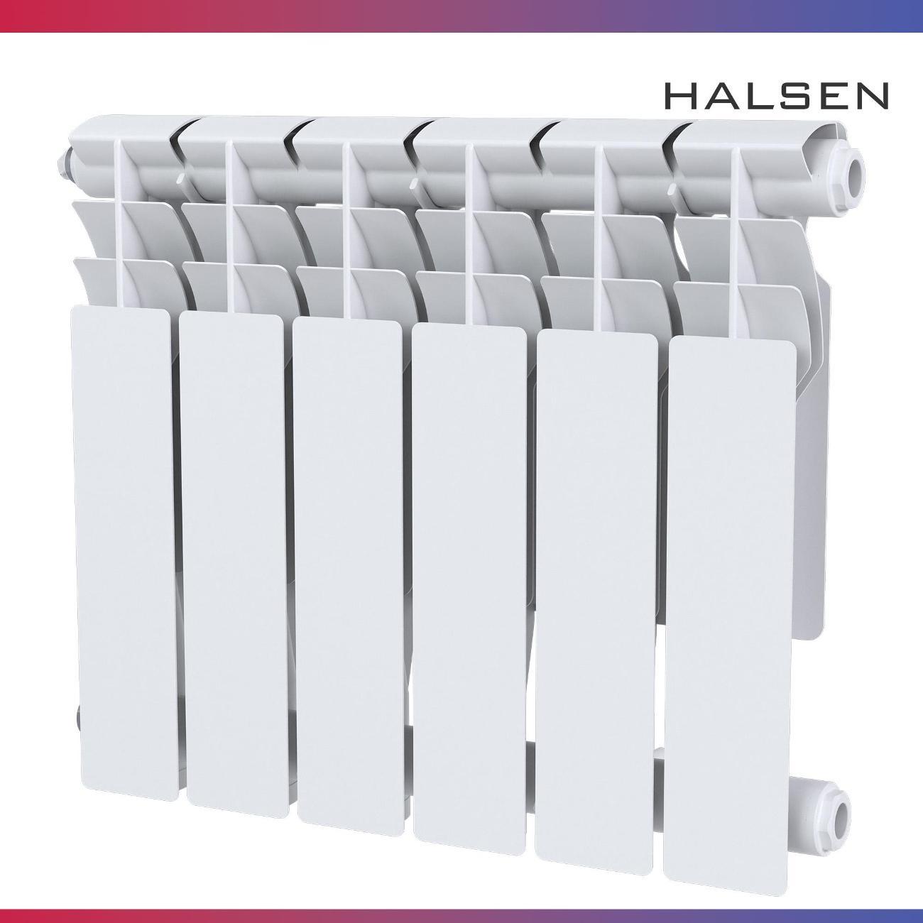 Алюминиевый радиатор Halsen 350/80/6