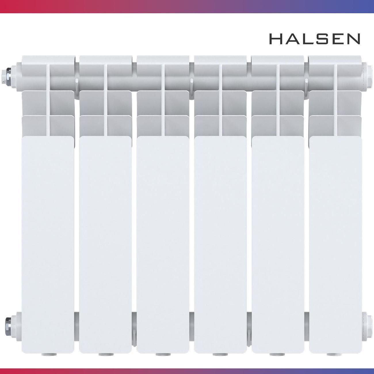 Алюминиевый радиатор Halsen 350/80/6