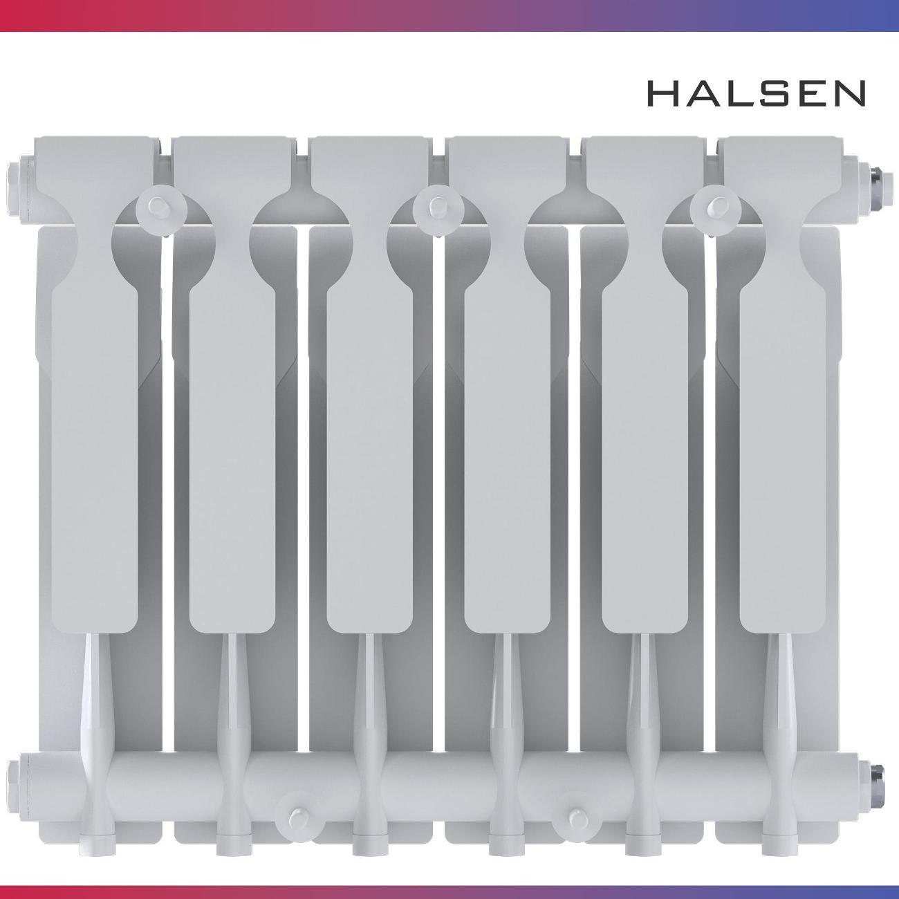 Алюминиевый радиатор Halsen 350/80/6