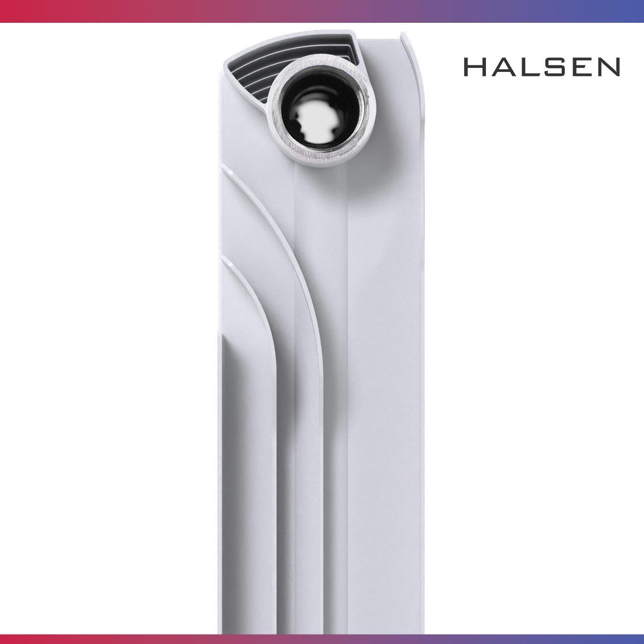 Алюминиевый радиатор Halsen 350/80/10