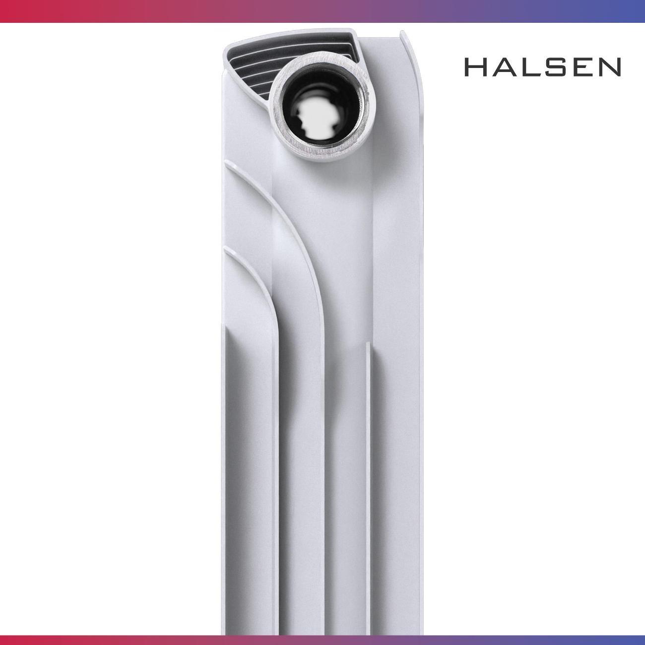 Алюминиевый радиатор Halsen 500/80/4
