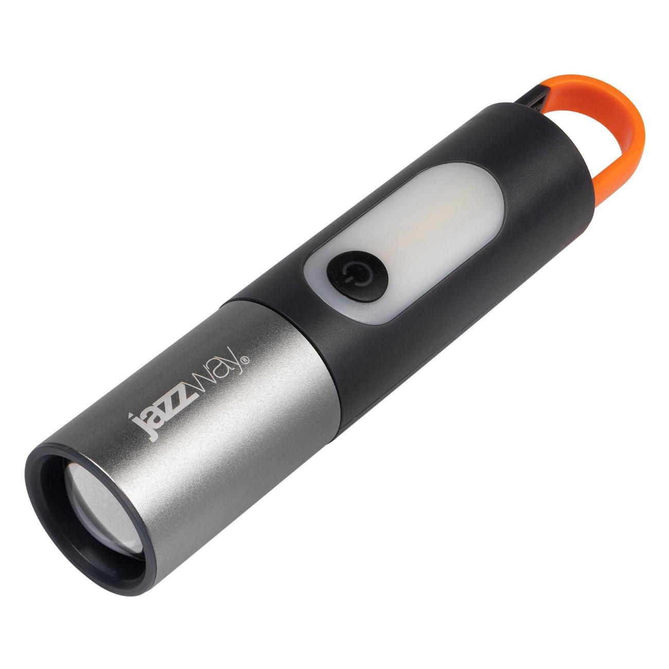Фонарь туристический Jazzway Accu1-L5W/L3W-bk черный (5048812)