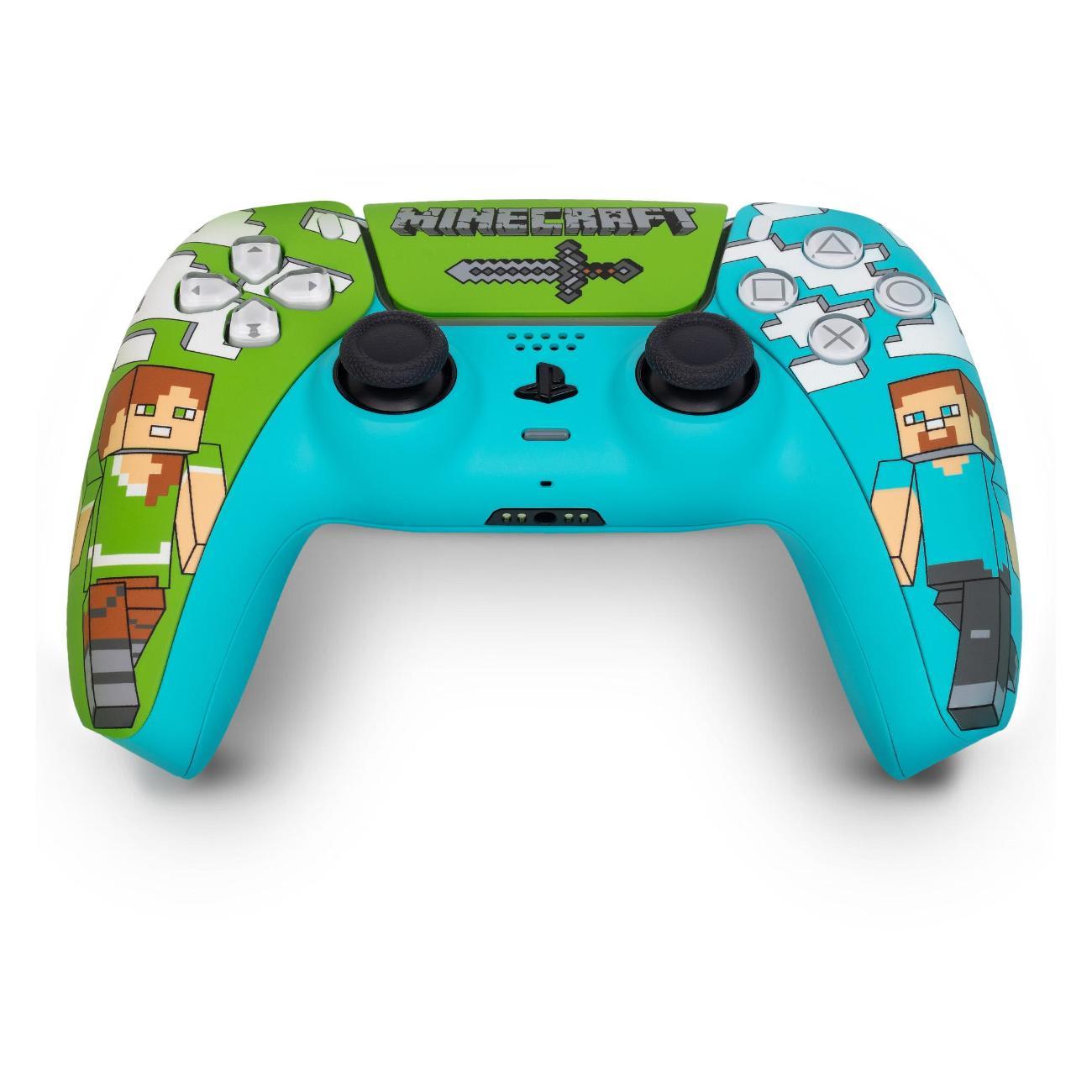 Геймпад для консоли PlayStation 5 Rainbo DualSense Minecraft фото