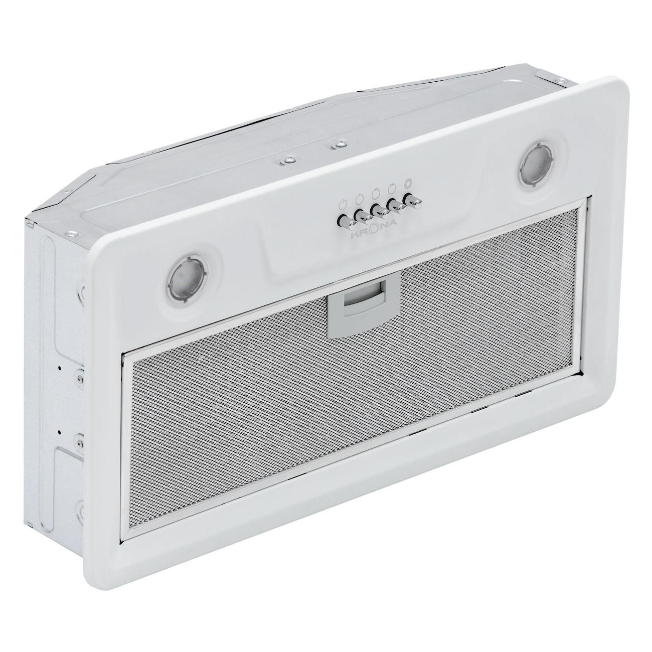 Вытяжка полностью встраиваемая Krona Elisa 600 White PB / KRHD148