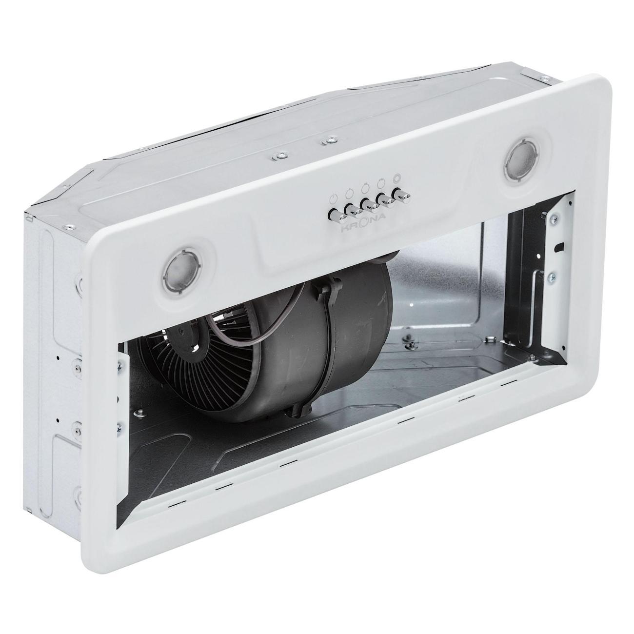 Вытяжка полностью встраиваемая Krona Elisa 600 White PB / KRHD148