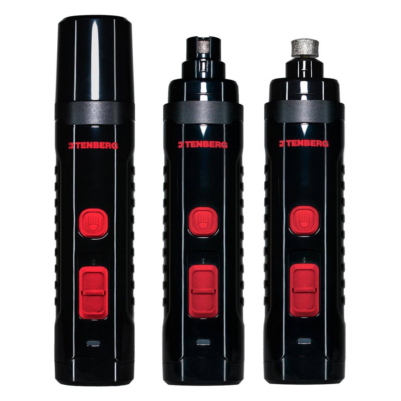 Электрическая пилка-когтерез TENBERG Grizzly Pro красный