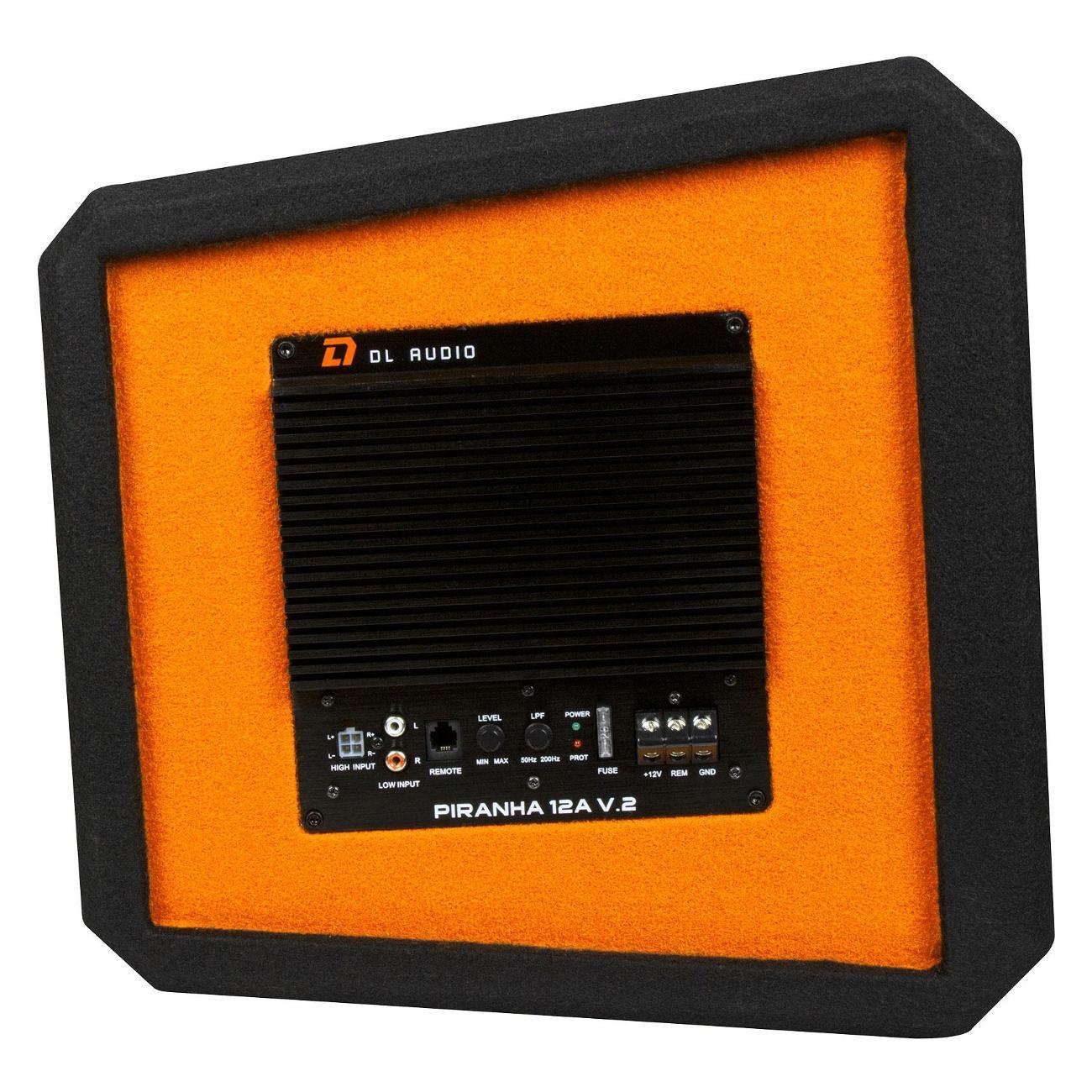 Автомобильный сабвуфер активный DL Audio PIRANHA 12A Black V.2