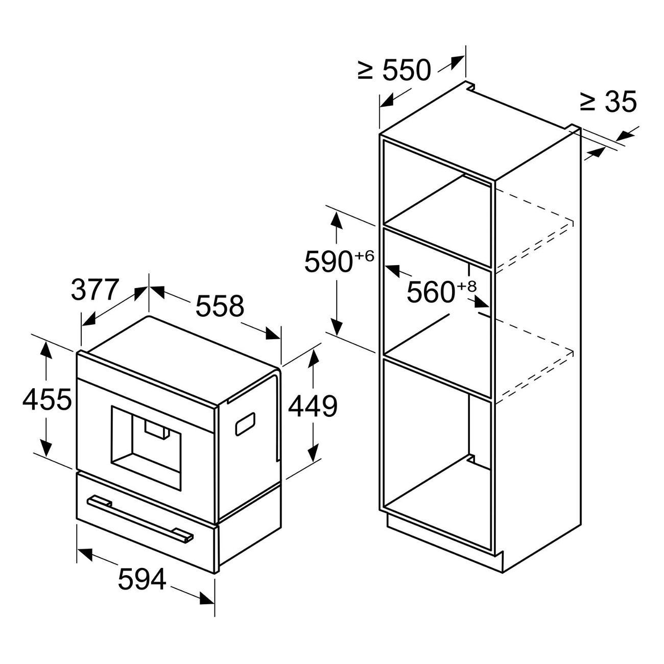 Встраиваемая кофемашина Bosch CTL7181B0