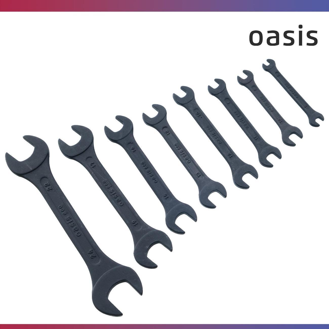 Набор ручного инструмента OASIS ECO рожковых 8 шт. в холдере фосфатированные