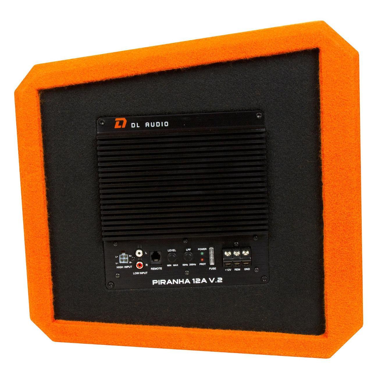 Автомобильный сабвуфер активный DL Audio Piranha 12A Orange V.2