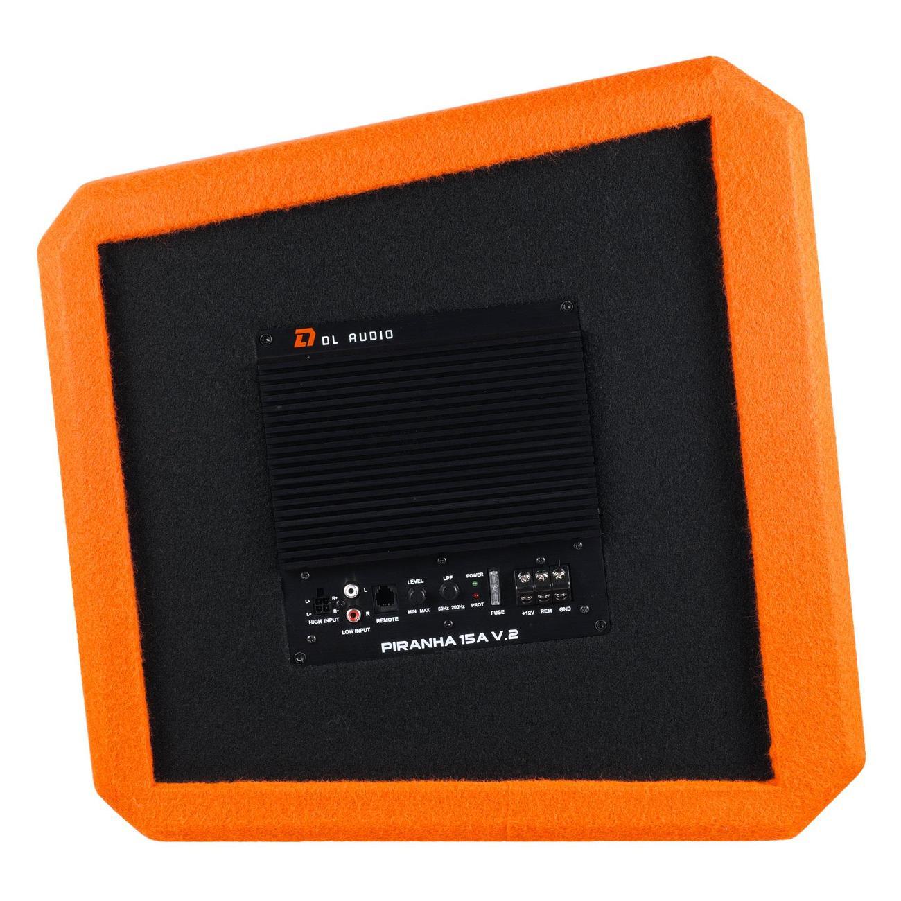 Автомобильный сабвуфер активный DL Audio Piranha 15A Orange V.2